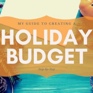 Holiday Budget template